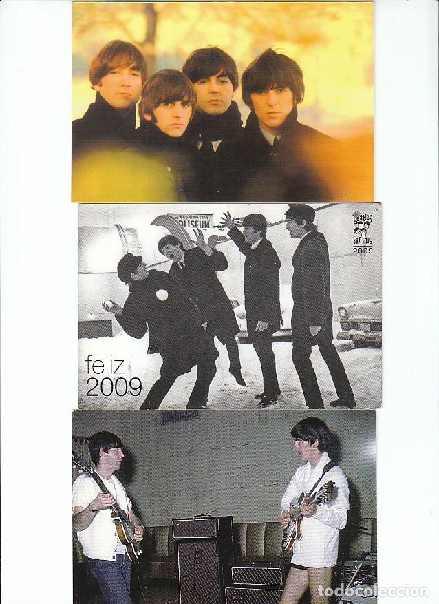 Music magazines: THE BEATLES:MAS DE 300 POSTALES A LA VENTA: 3 POSTALES- NUEVAS-COLECCIONISTAS