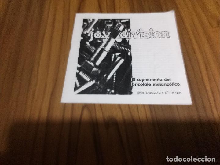 Magazines de musique: JOY DIVISI&Oacute;N. EL SUPLEMENTO DEL BRICOLAJE MELANC&Oacute;LICO. SUPLEMENTO. DE UN DISCO.  12 P&Aacute;GINAS. RAR&Iacute;SIM