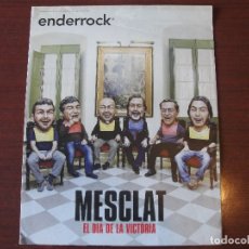 Revistas de música: POSTER MESCLAT - EL DIA DE LA VICTORIA - CAPGROSSOS - TITOT - JOAN REIG - ENDERROCK - CANÇÓ X CANÇÓ. Lote 33434308