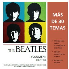 Revistas de música: CUADERNO DE ACORDES DE GUITARRA.THE BEATLES. VOL. I (1962-1966) ¡¡METODO FACIL!! **COLOR**