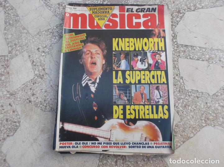 Magazines de musique: el gran musical n&ordm; 322, gran poster ole ole, no me pises que llevo chanclas, no incluy. pegatinas