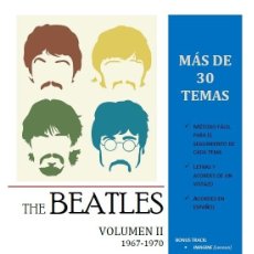 Revistas de música: CUADERNO DE ACORDES DE GUITARRA. THE BEATLES. VOL. II (1966-1970) ¡¡METODO FACIL!! **COLOR**