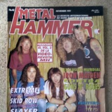 Magazines de musique: METAL HAMMER Nº 48 : IRON MAIDEN, KISS, EXTREME, SLAYER, POSTERS METALLICA & GUNS N' ROSES . Lote 151998622