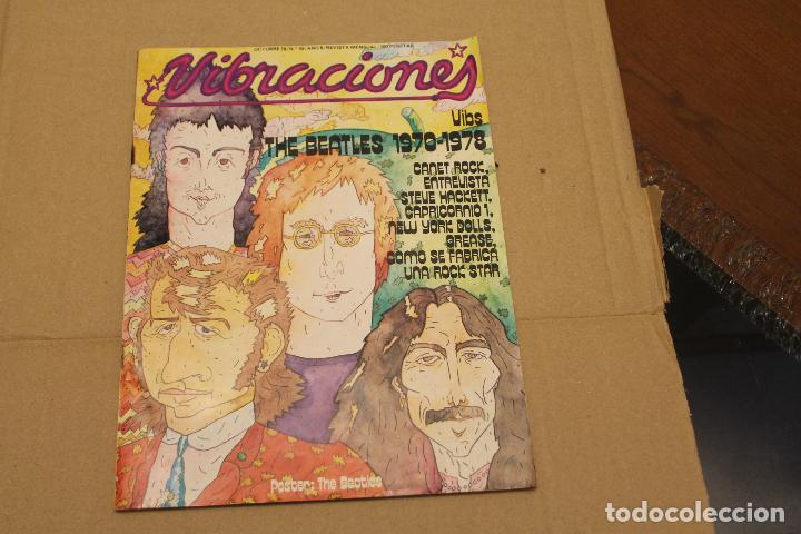 Magazines de musique: VIBRACIONES N&ordm; 49, BEATLES 1970-1978, CON POSTER CENTRAL DE LOS BEATLES(ES UN DIBUJO)