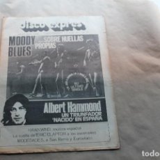 Revistas de música: DISCO EXPRES Nº 214, CON MOODY BLUES, AÑO 1973. Lote 154519478