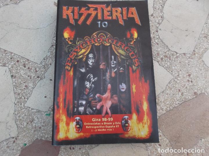 Magazines de musique: kissteria n&ordm; 10, psycho-circus,gira 98-99,entrevista a bruce kulic y eric carr,76 paginas,con fotos