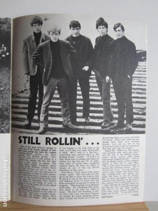 Revistas de m&uacute;sica: 1963-DE LOS PRIMEROS REPORTAJES A LOS ROLLING STONES.P&Aacute;GINA COMPLETA Y FOTO.BILLY BOYLE.HEINZ INSIDE