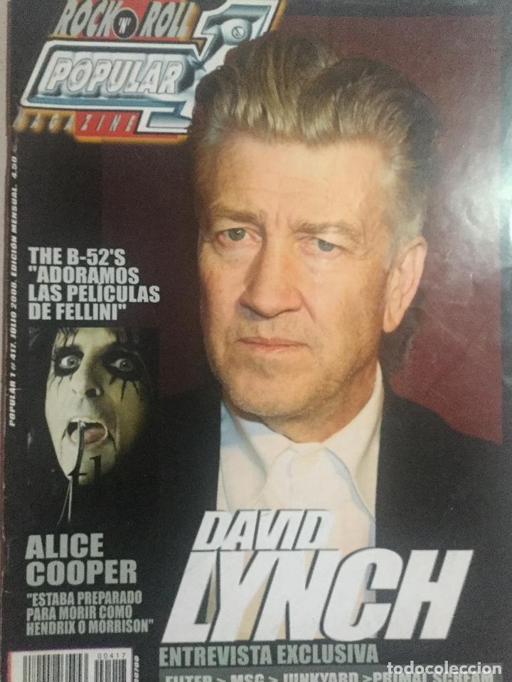 Revistas de m&uacute;sica: Popular 1 David Lynch - Foto 1