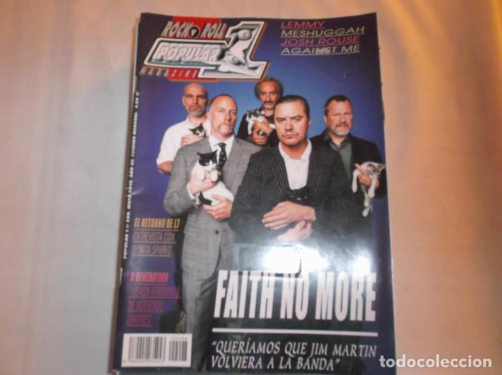 Revistas de m&uacute;sica: popular 1 n&ordm; 498, faith no more, lemmy,meshuggah, josh rouse, against me, donita sparks