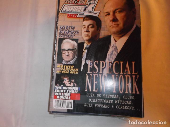 Revistas de m&uacute;sica: popular 1 n&ordm; 516, especial new york,guia de tiendas ,clubs ,direcciones miticas,ruta soprano