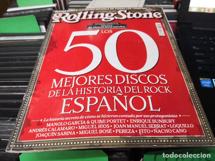 Revistas de m&uacute;sica: revista ROLLING STONE,119,numero especial,los 50 mejores discos del rock espa&ntilde;ol