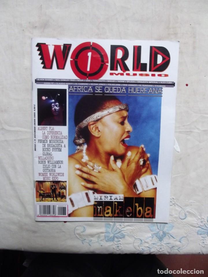 Magazines de musique: WORLD 1 MUSIC TYNER N&ordm; 77 DICIEMBRE - ENERO  DE 2009 MIRIAM MAKEBA