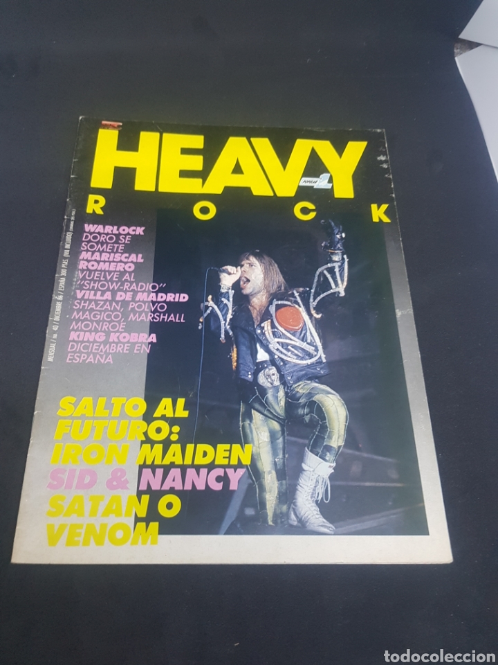 Revista Heavy Rock Numero 40 Diciembre Del 86 Sold Through Direct Sale