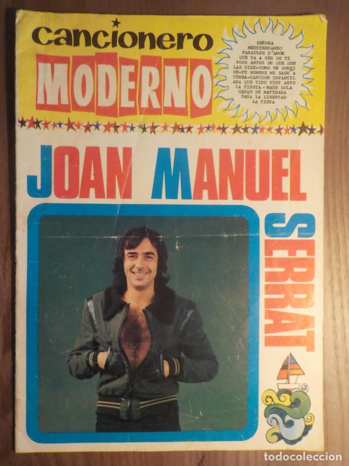 Music magazines: CANCIONERO MODERNO. SERRAT