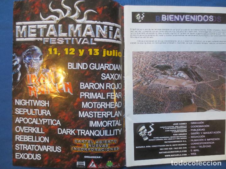 Revistas de m&uacute;sica: VI&Ntilde;A ROCK 2003 - PROGRAMA OFICIAL - Foto 3
