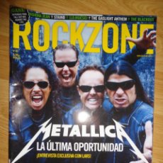 Revistas de música: REVISTA ROCK ZONE Nº 41 (METALLICA, SLIPKNOT, NINE INCH NAILS...). Lote 163747602