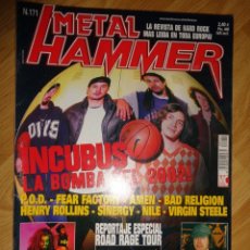 Revistas de música: REVISTA METAL HAMMER Nº 171 (INCUBUS, AC/DC, FEAR FACTORY...)