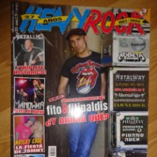 Revistas de música: REVISTA HEAVY/ROCK Nº 312 (FITO & FITIPALDIS, METALLICA, MANOWAR...)