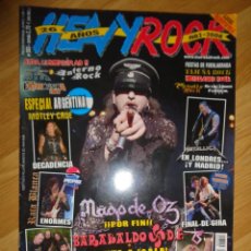 Revistas de música: REVISTA HEAVY/ROCK Nº 303 (MAGO DE OZ, METALLICA, MOTLEY CRUE...)