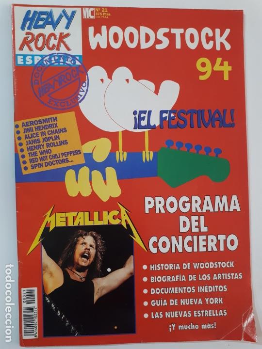 Magazines de musique: REVISTA rock heavy especial woodstock 94 - nueva n&ordm; 21