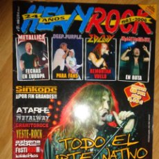 Revistas de música: REVISTA HEAVY/ROCK Nº 271 (LUJURIA, METALLICA, DEEP PURPLE...)