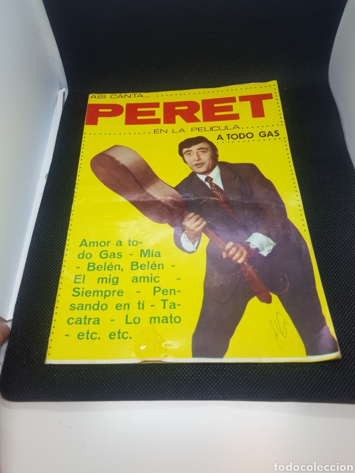 Revistas de m&uacute;sica: Revista cancionero Peret a todo gas 1969