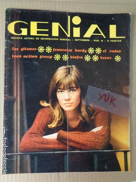 Revistas de m&uacute;sica: FRANCOISE HARDY - PERET ... en revista juvenil GENIAL 1968