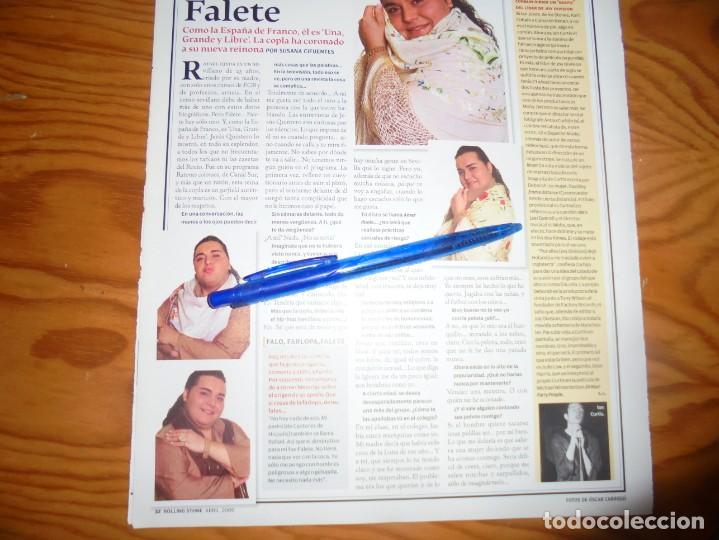 Revistas de m&uacute;sica: RECORTE :  ENTREVISTA A FALETE. ROLLING STONE, ABRIL 2005