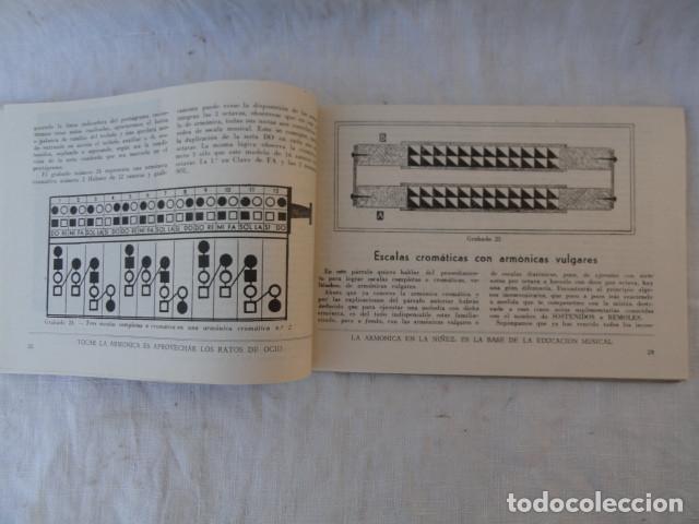 Revistas de m&uacute;sica: MANUAL LIBRO LIBRITO - COMO APRENDER A TOCAR LA ARM&Oacute;NICA - . A&Ntilde;O 1959. - Foto 3