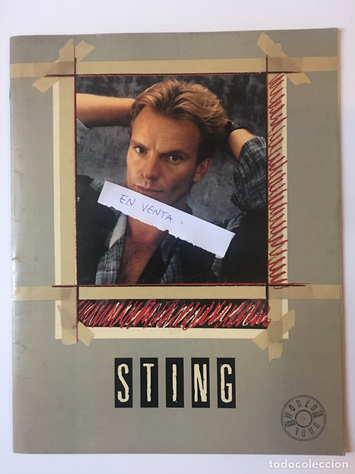 Magazines de musique: Revista oficial Sting world tour 1985