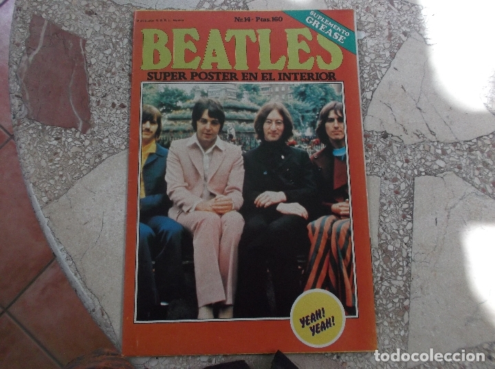 Magazines de musique: the beatles ,n&ordm; 14, super poster en el interior, 80 x 60
