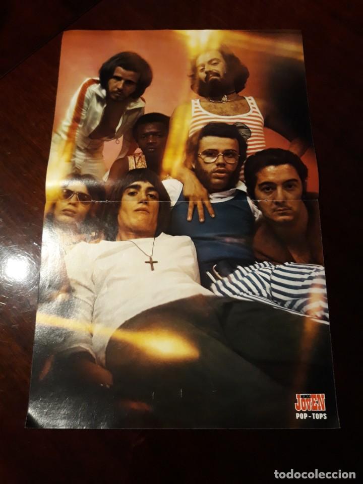 Musikzeitschriften: P&Oacute;STER DEL GRUPO POP-TOPS - A&Ntilde;O 1971 - 48 X 23 CM