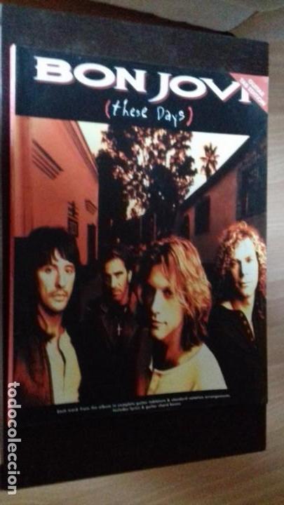 Music magazines: MANUAL ROS BON JOVI LIBRO PARTITURAS CANCIONES THESE DAYS