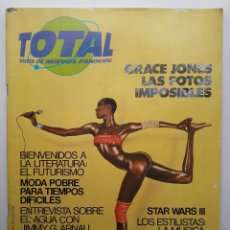Revistas de música: TOTAL REVISTA DE NUEVOS PANORAMAS N° 1 GRACE JONES MODA MÚSICA TENDENCIAS 1982