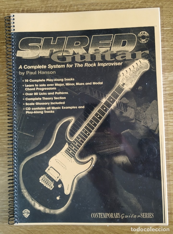 Libro shred guitar - método de guitarra eléctri - Vendido en Venta Directa  - 173606918