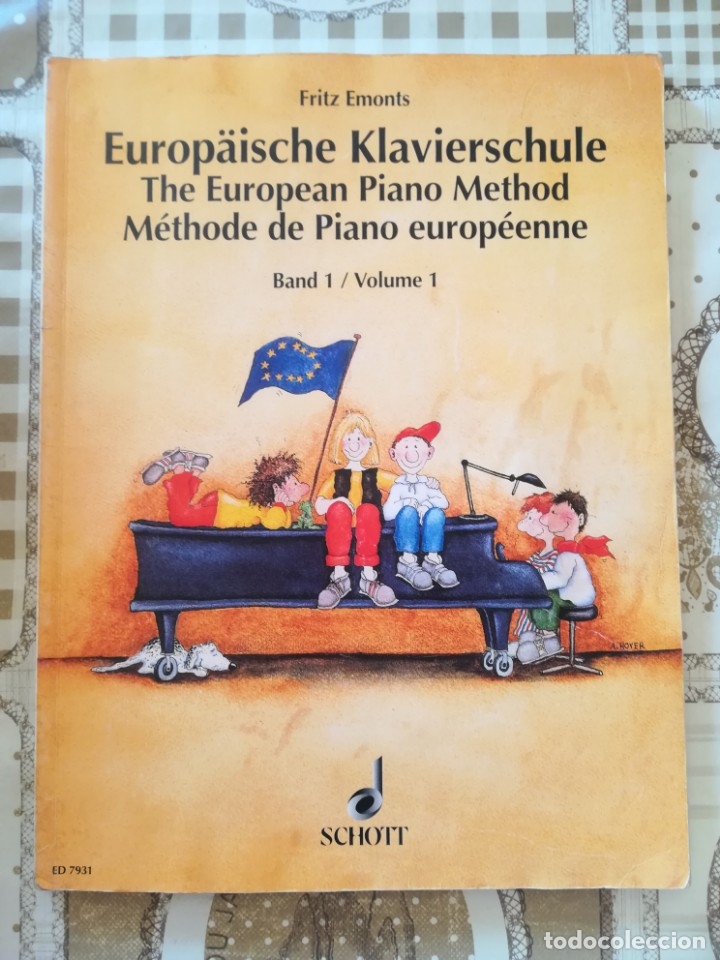 Music magazines: The European Piano Method - Fritz Emonts - Band 1 7 Volume 1 - Alem&aacute;n/Ingl&eacute;s/Franc&eacute;s