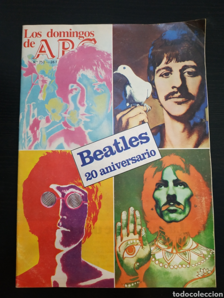 Riviste di musica: Revista Los Domingos de ABC. BEATLES 20 ANIVERSARIO