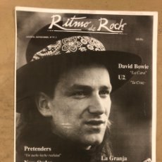Revistas de música: RITMO DE ROCK N°5 (GIPUZKOA, 1987). D.A. MANRIQUE Y J. ORDOVAS, DAVID BOWIE, U2, RADIO FUTURA,RAMONE