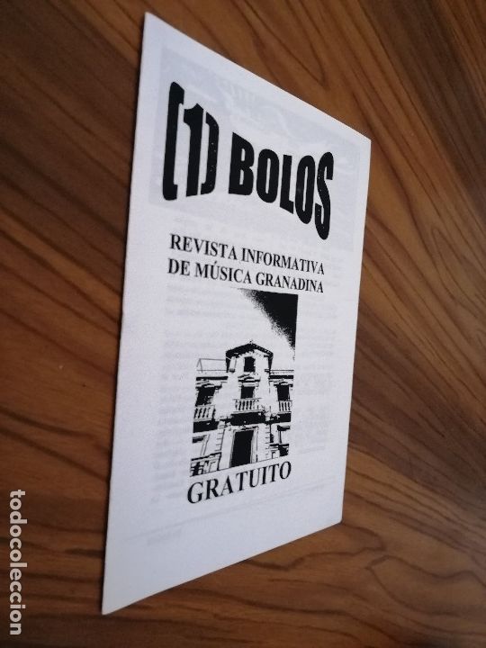 Revistas de m&uacute;sica: BOLOS 1. AUTOPUBLICADO. GRANADA. REVISTA CON INFORMACI&Oacute;N MUSICAL. GRAPA. RAR&Iacute;SIMA caj. 117