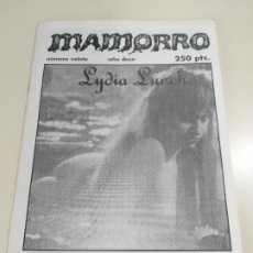 Revistas de música: MAMORRO. Nº 20. 1999 - LYDIA LUNCH, SOLEX, COMIC, FANZINE, AÑO 12, ANTI, SINTETICOS, FIB, HELLO CUCA