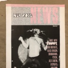Revistas de música: NEW ROSE NEWS (PARIS, 1986). HISTÓRICO FANZINE ORIGINAL FRANCÊS: ESPECIAL THE CRAMPS