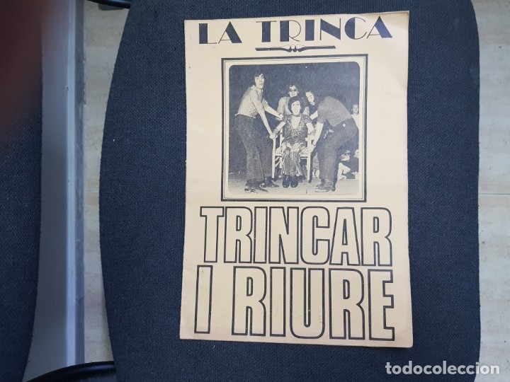 Music magazines: LA TRINCA :TRINCAR Y RIURE PROGRAMA POSTER DE EDIGSA COLECCIONISTAS