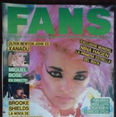Revistas de música: REVISTA FANS EPOCA III Nº 1 - 1980 CON 4 PÓSTERS STAR WARS, MIGUEL BOSÉ, MARILYN MONROE, SUPERTRAMP. Lote 176274274