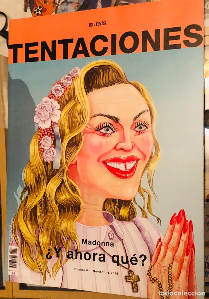 Revistas de m&uacute;sica: MADONNA - EL PAIS TENTACIONES REVISTA MAGAZINE 2015 ESPA&Ntilde;A