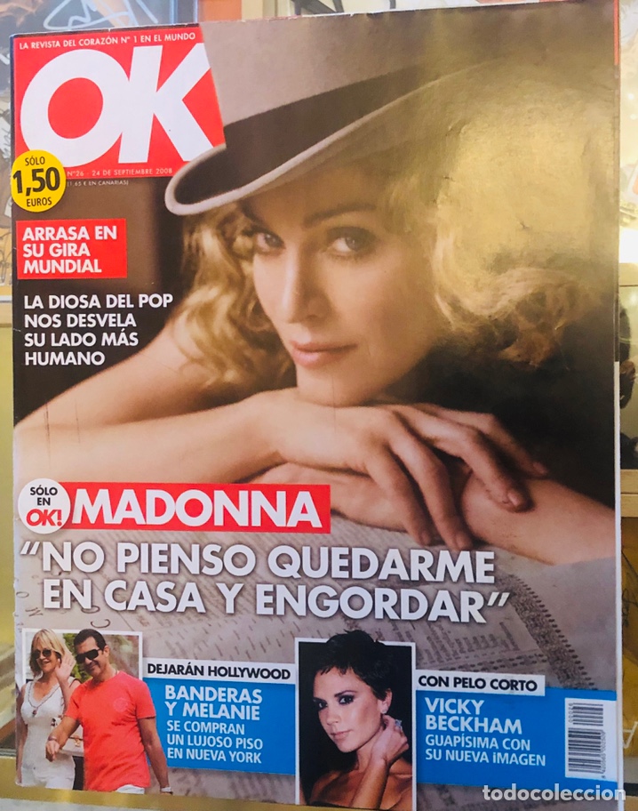 Revistas de m&uacute;sica: MADONNA - OK! ESPA&Ntilde;A MAGAZINE REVISTA 2008
