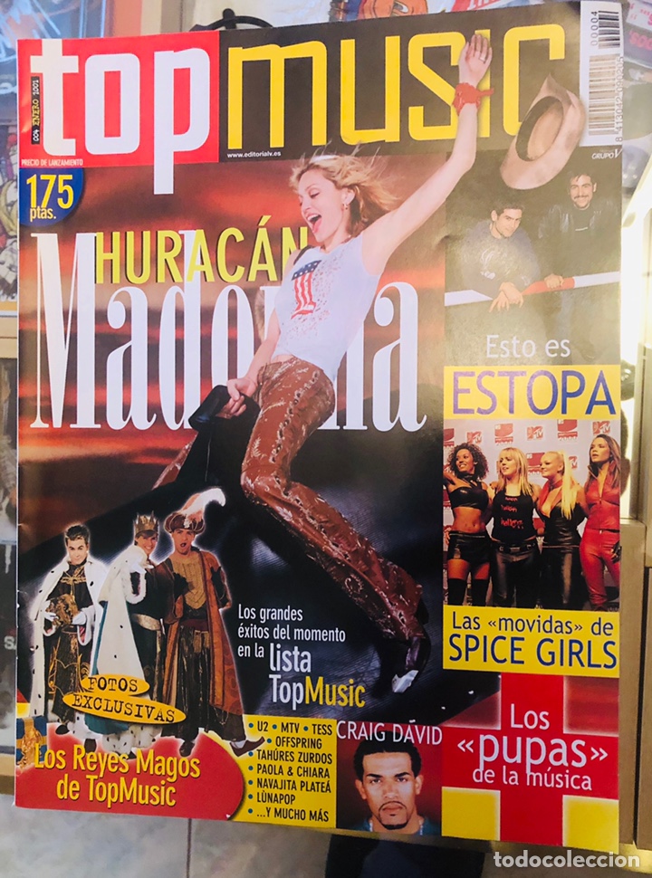 Revistas de m&uacute;sica: MADONNA - TOP MUSIC MAGAZINE REVISTA ESPA&Ntilde;A 2001