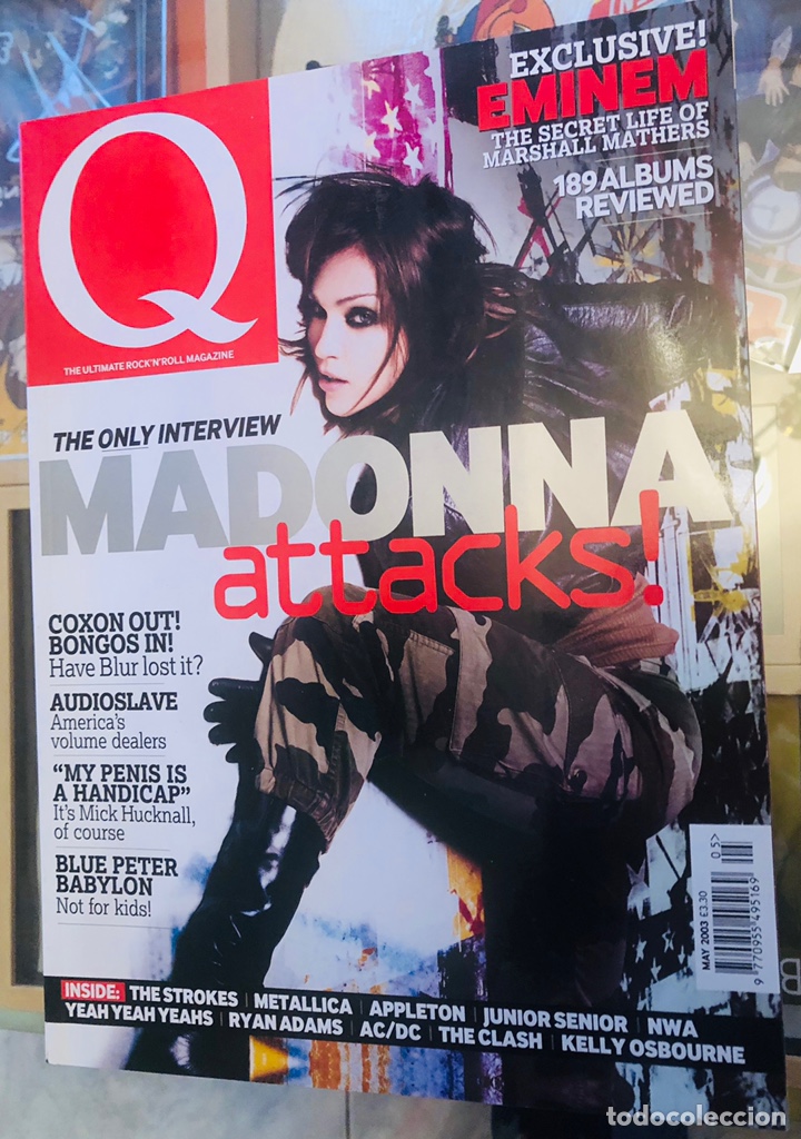 Revistas de m&uacute;sica: MADONNA - Q MAGAZINE UK 2003 REVISTA