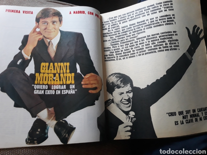 Magazines de musique: ENTREVISTA A GIANNI MORANDI - 4 PAGINAS - A&Ntilde;O 1968