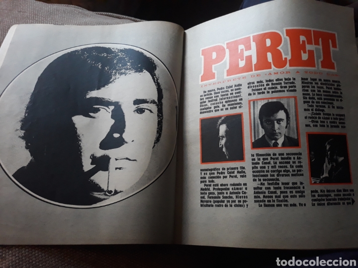 Revistas de m&uacute;sica: ENTREVISTA A PERET - A&Ntilde;O 1968 - 4 P&Aacute;GINAS