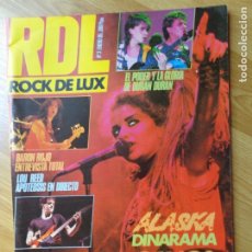Revistas de música: REVISTA ROCK DE LUX Nº 3 (ALASKA Y DINARAMA, BARON ROJO, DURAN DURAN...). Lote 182102608